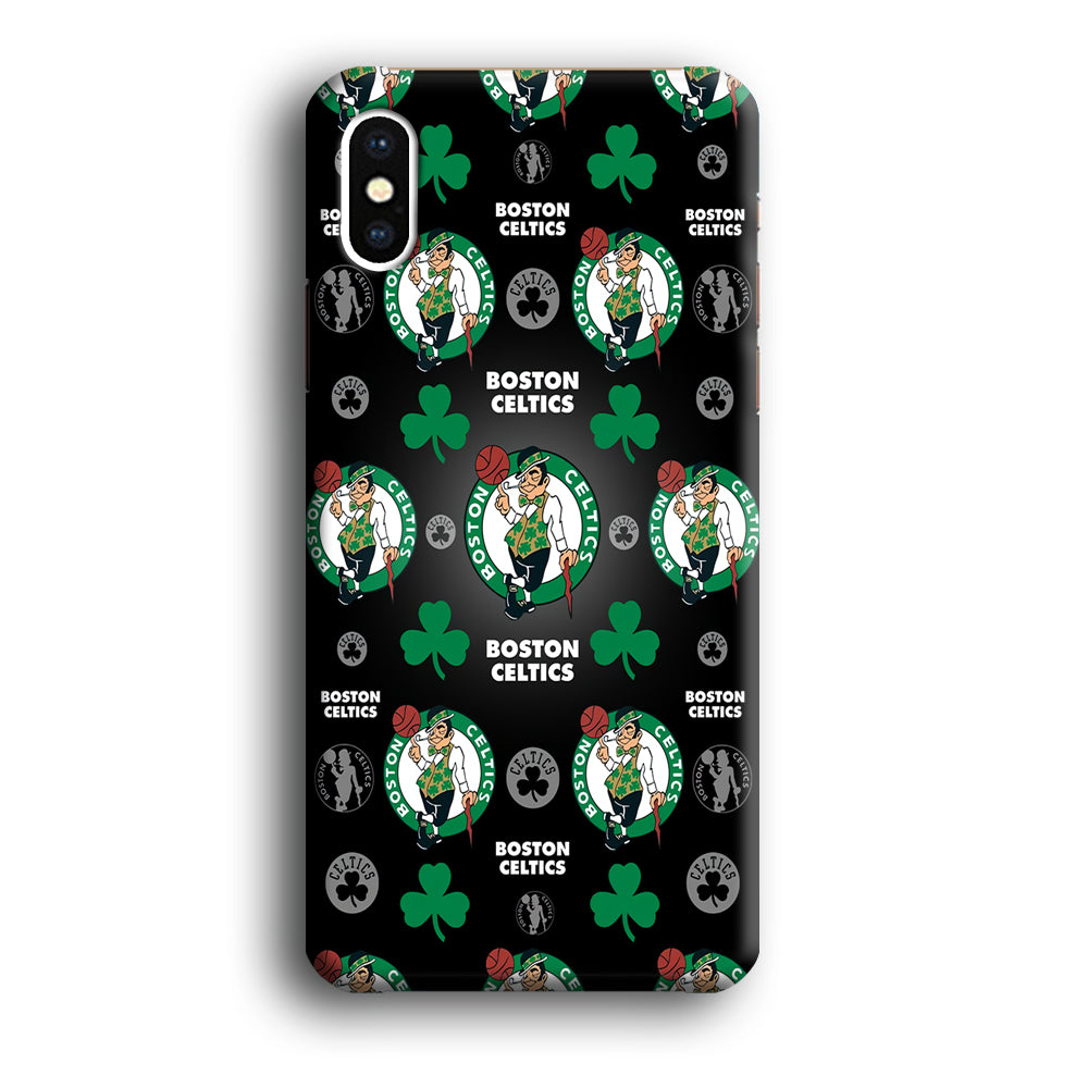 NBA Boston Celtic Basketball 001 iPhone X Case