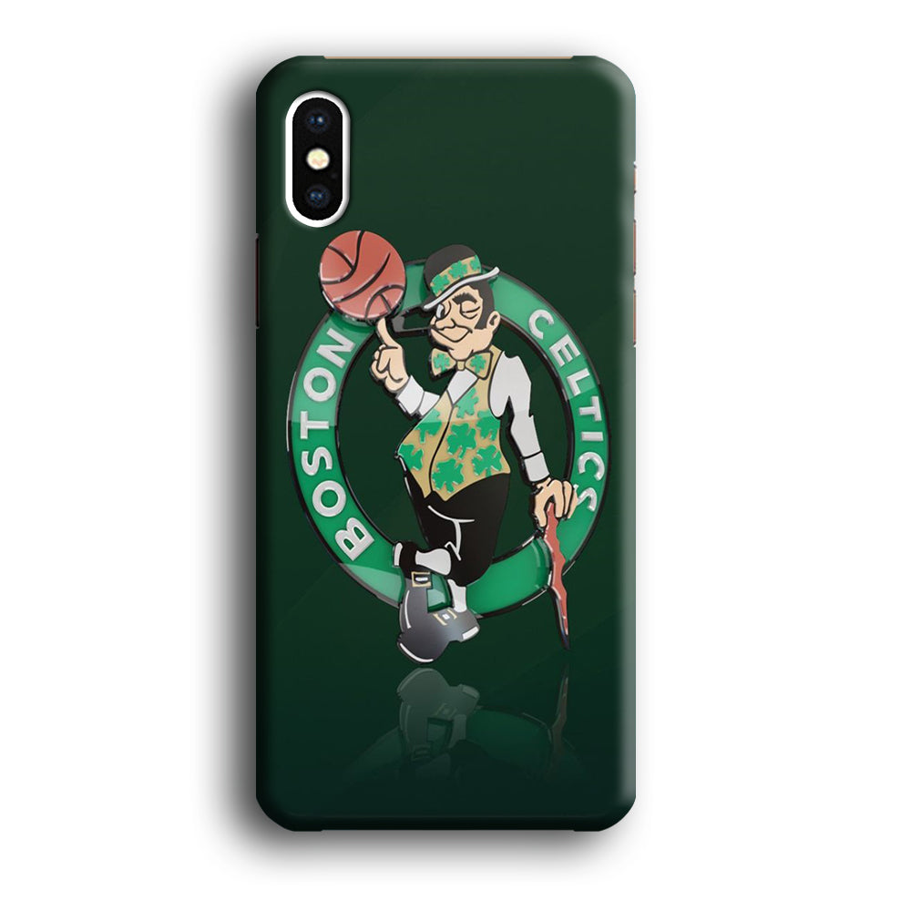 NBA Boston Celtic Basketball 002 iPhone X Case