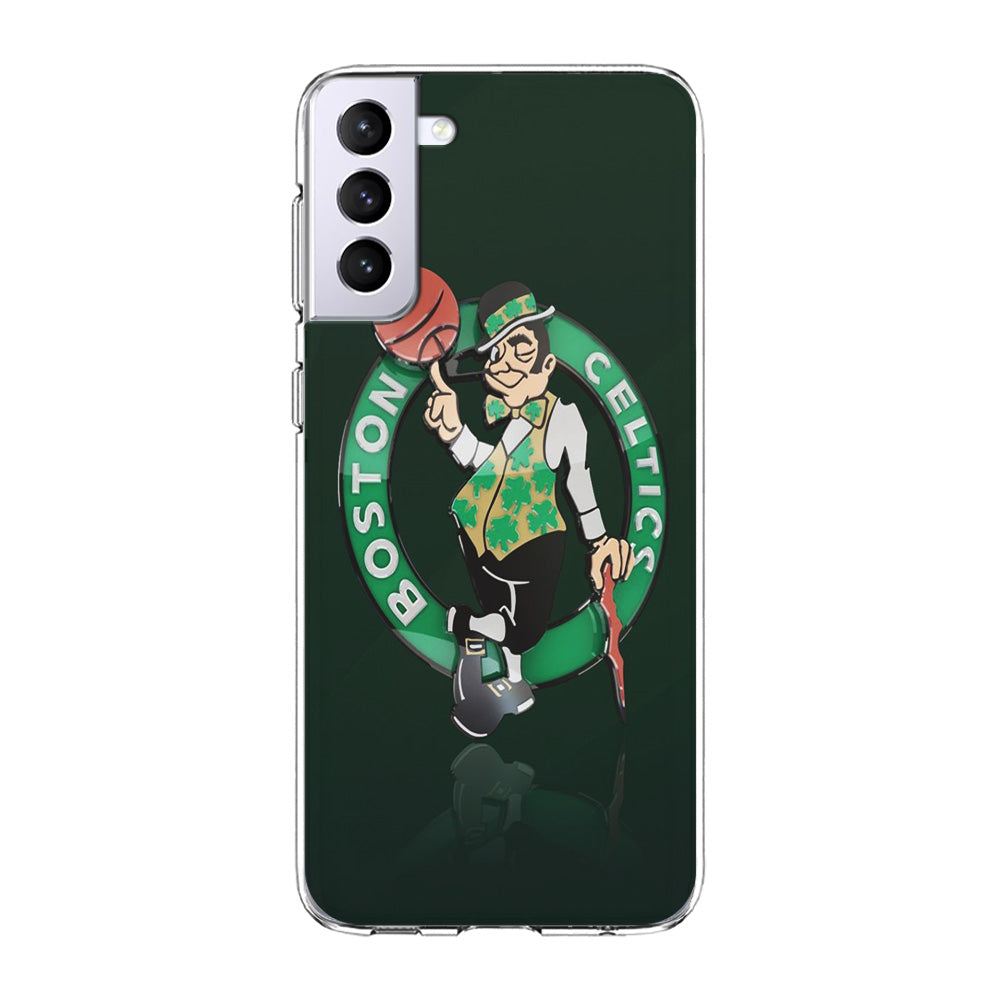 NBA Boston Celtic Basketball 002 Samsung Galaxy S22 Plus Case-Phone Case-Clear Soft Case-Altracase