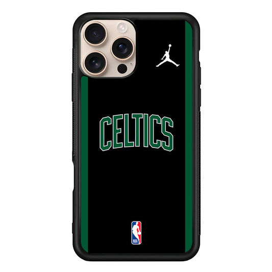NBA Boston Celtics Black Jordan iPhone 16 Pro Max Case - Altracase