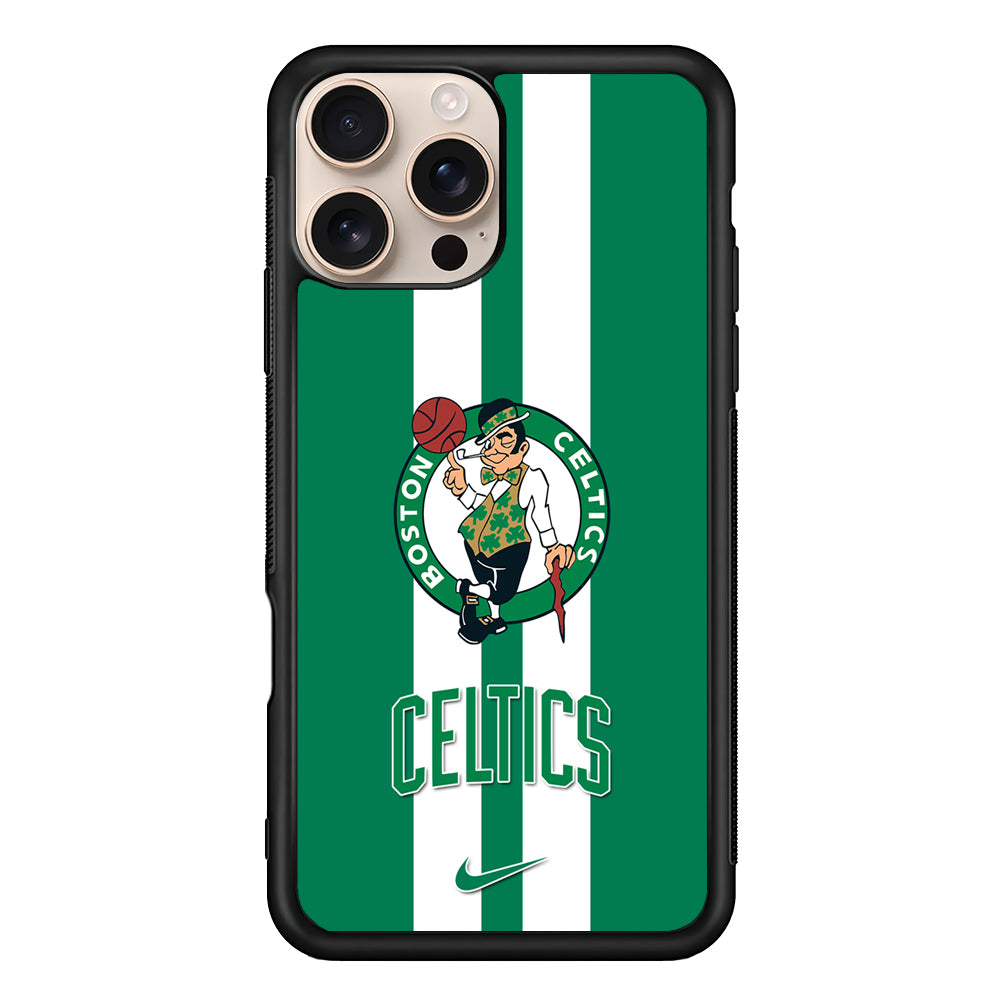 NBA Boston Celtics Green Nike iPhone 16 Pro Case - Altracase