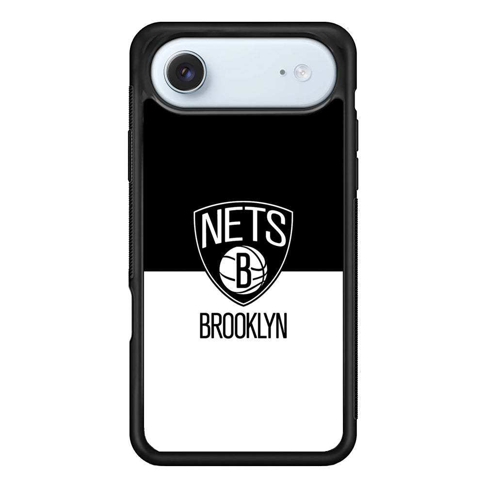 NBA Brooklyn Nets Black White iPhone 17 Air Case - Altracase