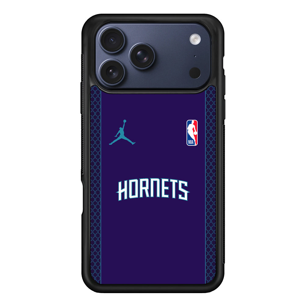 NBA Charlotte Hornets Purple Jordan iPhone 17 Pro Max Case - Altracase