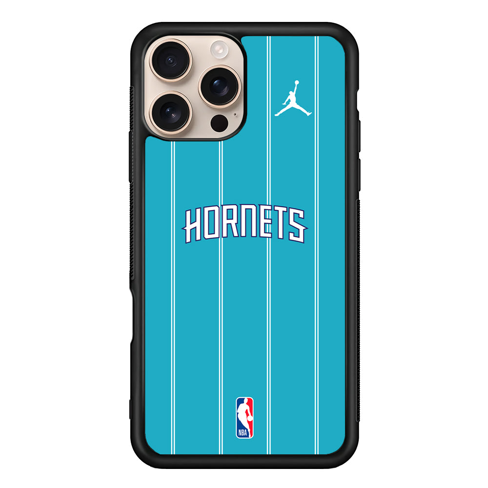 NBA Charlotte Hornets Teal Jordan iPhone 16 Pro Max Case - Altracase