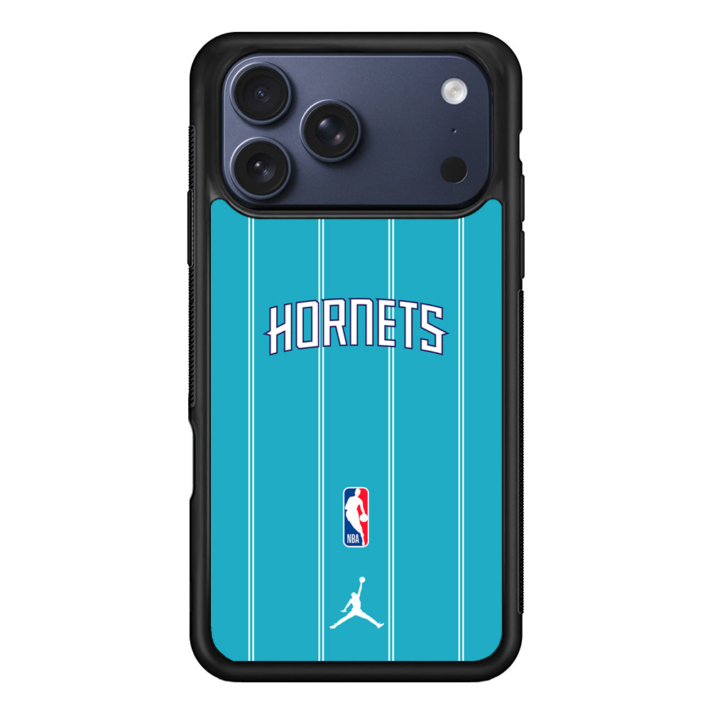 NBA Charlotte Hornets Teal Jordan iPhone 17 Pro Case - Altracase