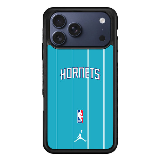NBA Charlotte Hornets Teal Jordan iPhone 17 Pro Max Case - Altracase