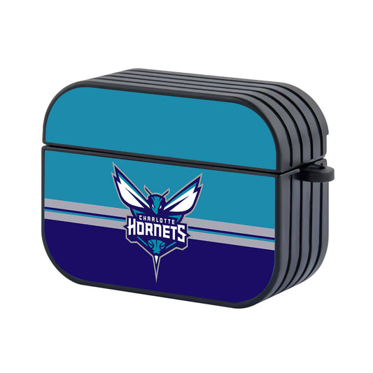 NBA Charlotte Hornets Tosca Stripe Apple Airpods Pro 2 Case-Airpods Pro 2 Case-Altracase