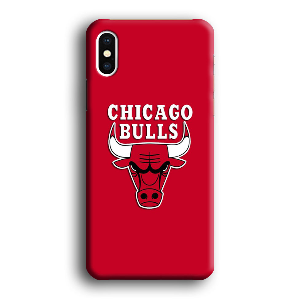 NBA Chicago Bulls Basketball 001 iPhone X Case