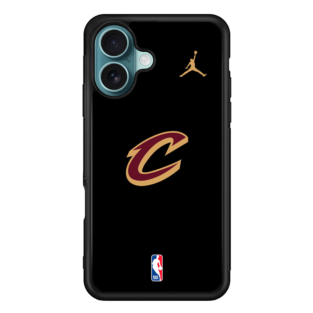 NBA Cleveland Cavaliers Black Jordan iPhone 16 Case - Altracase