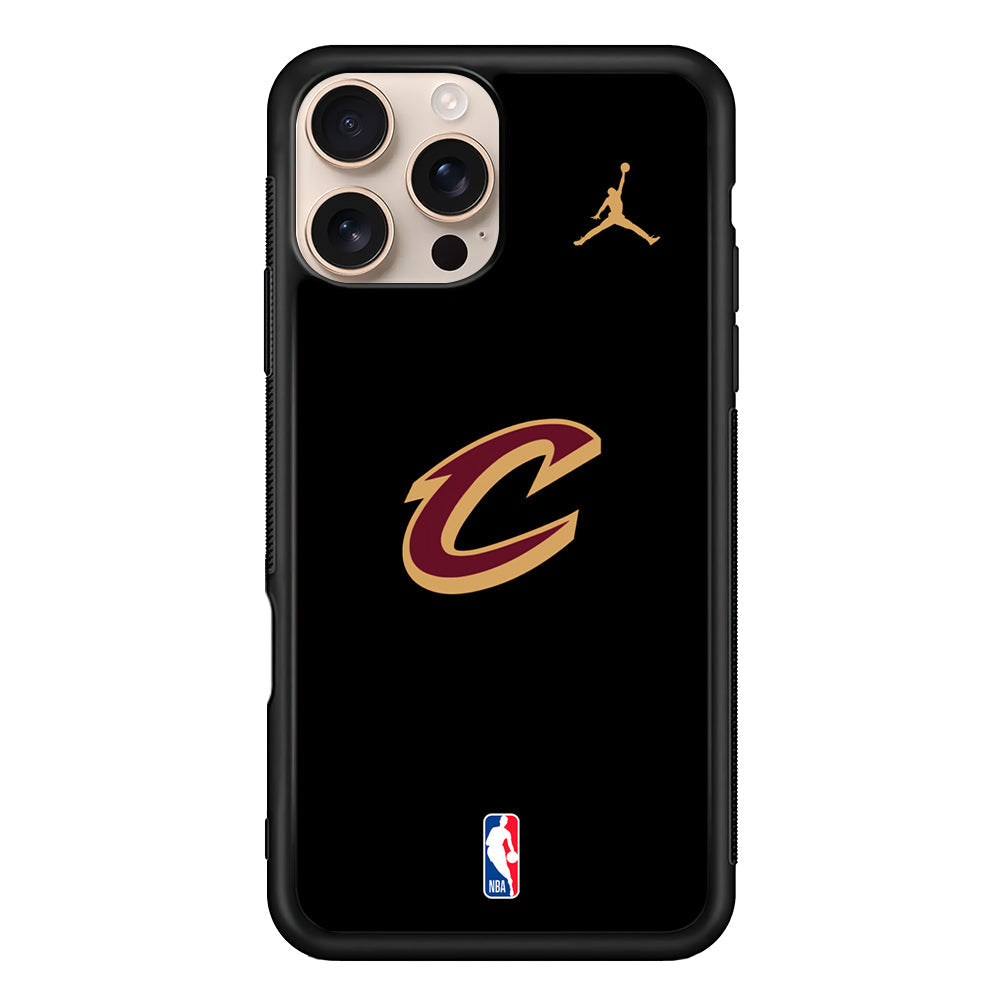 NBA Cleveland Cavaliers Black Jordan iPhone 16 Pro Max Case - Altracase