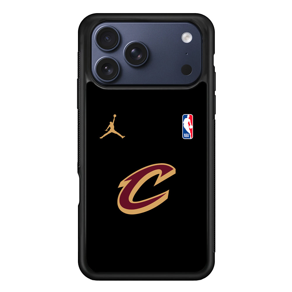 NBA Cleveland Cavaliers Black Jordan iPhone 17 Pro Max Case - Altracase
