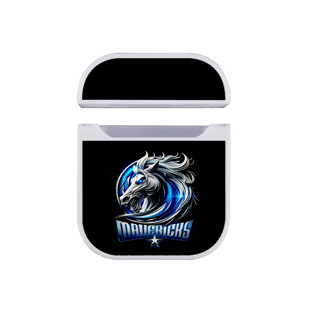 NBA Dallas Mavericks Art Apple AirPods Case-AirPod Case-White-Altracase