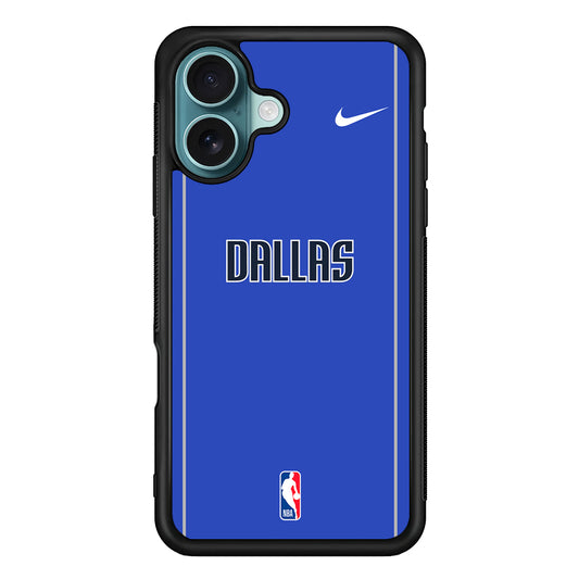 NBA Dallas Mavericks Blue Nike iPhone 16 Case - Altracase