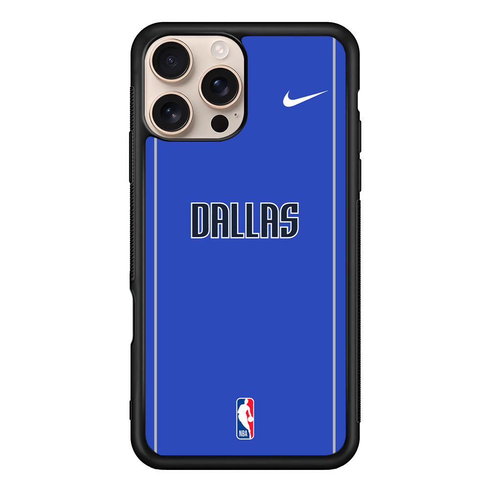 NBA Dallas Mavericks Blue Nike iPhone 16 Pro Case - Altracase