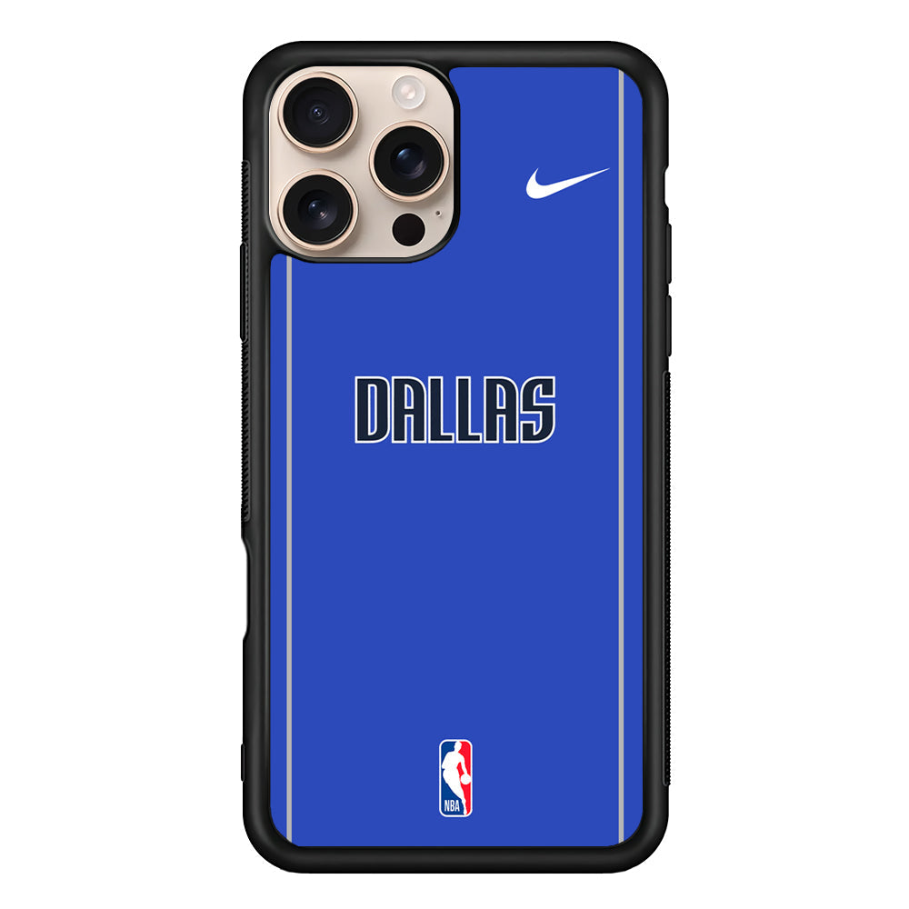 NBA Dallas Mavericks Blue Nike iPhone 16 Pro Max Case - Altracase