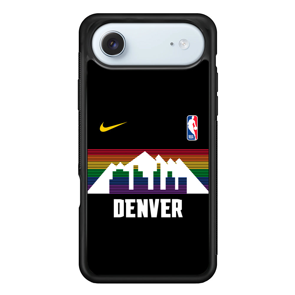 NBA Denver Nuggets Black Nike iPhone 17 Air Case - Altracase
