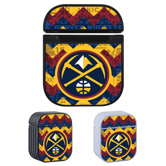 NBA Denver Nuggets Chevron Apple AirPods Case-AirPod Case-Altracase