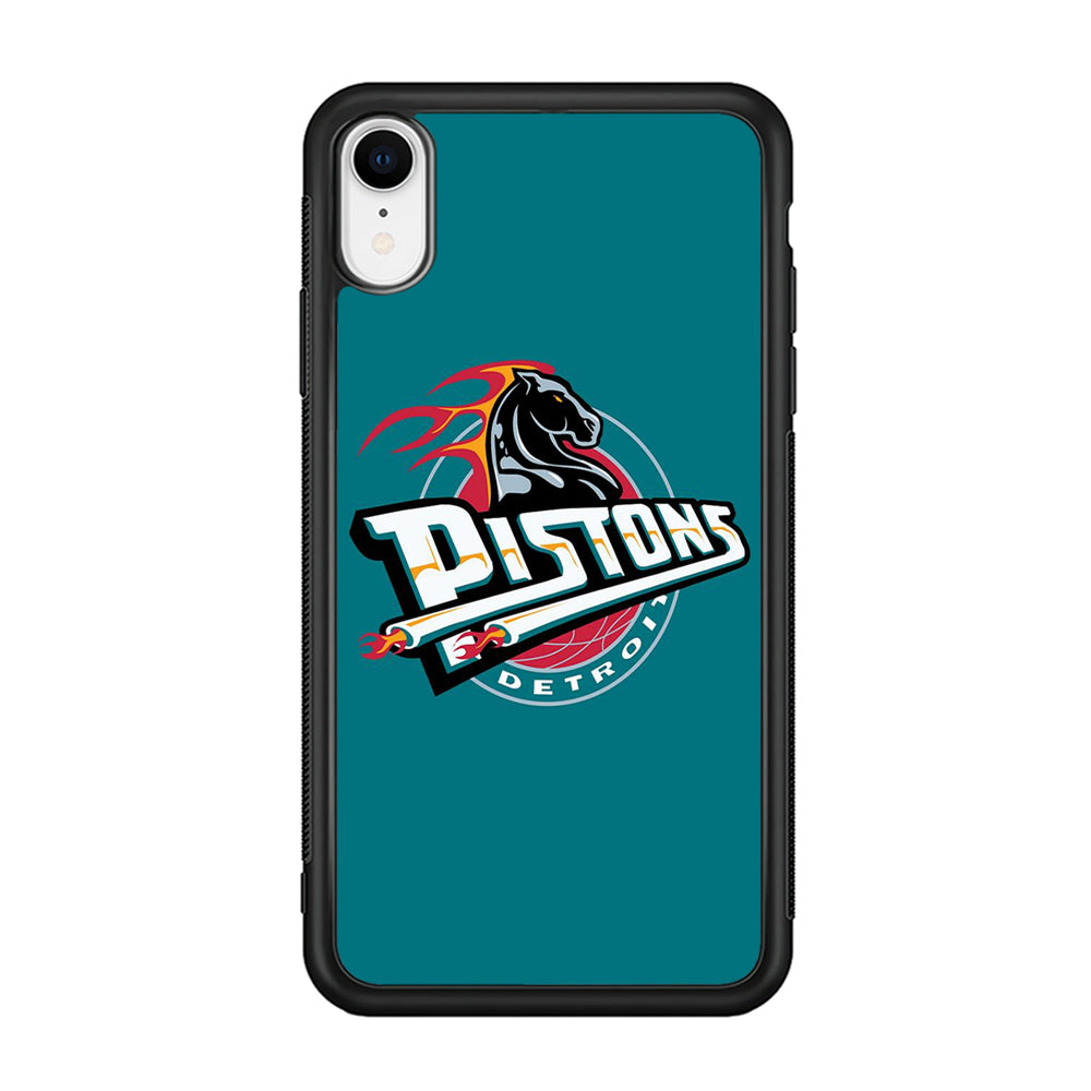 NBA Detroit Pistons Basketball 001 iPhone XR Case