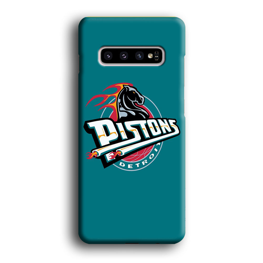 NBA Detroit Pistons Basketball 001 Samsung Galaxy S10 Case