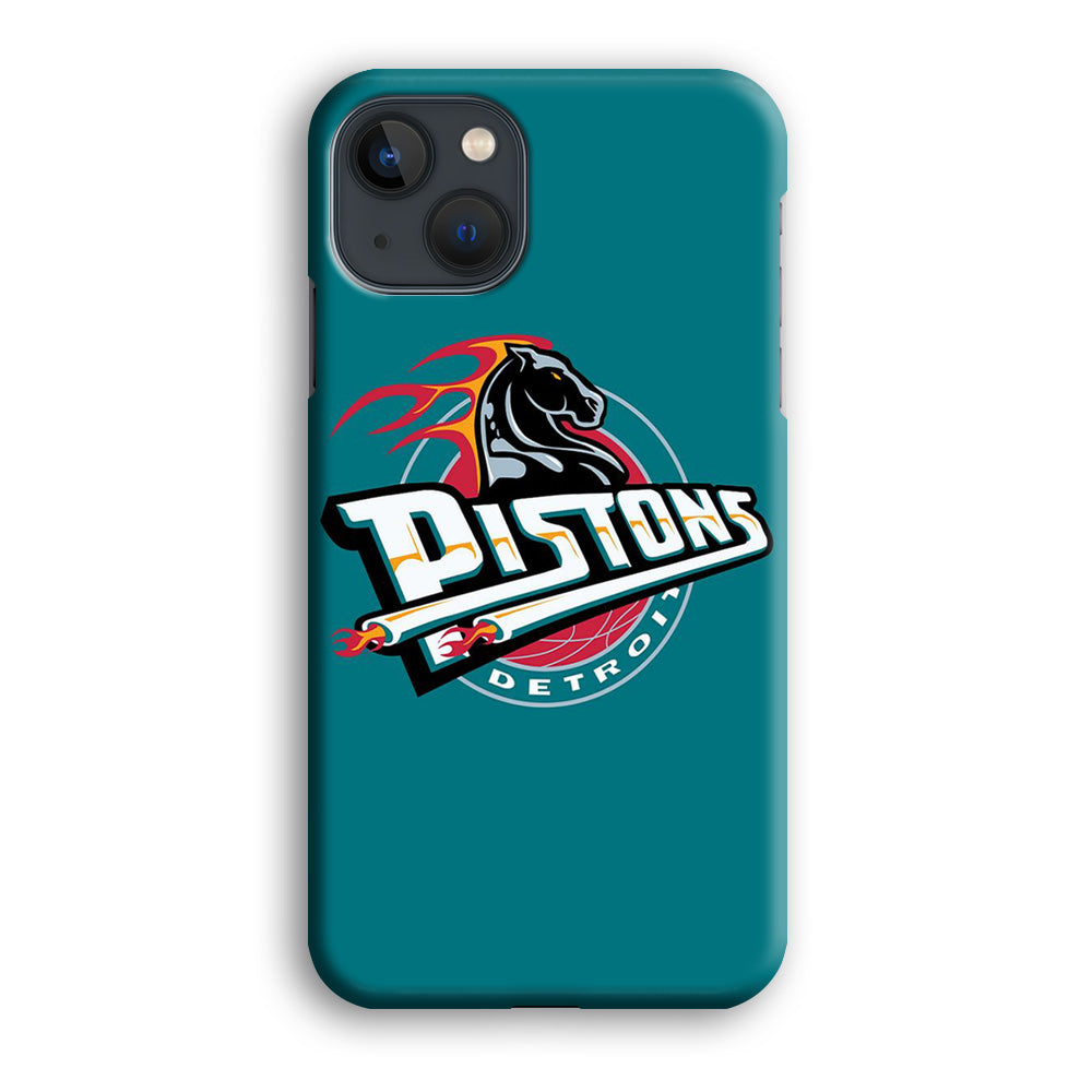 NBA Detroit Pistons Basketball 001 iPhone 14 Plus Case