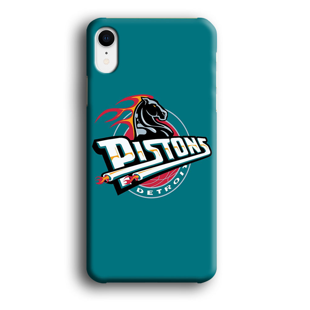 NBA Detroit Pistons Basketball 001 iPhone XR Case