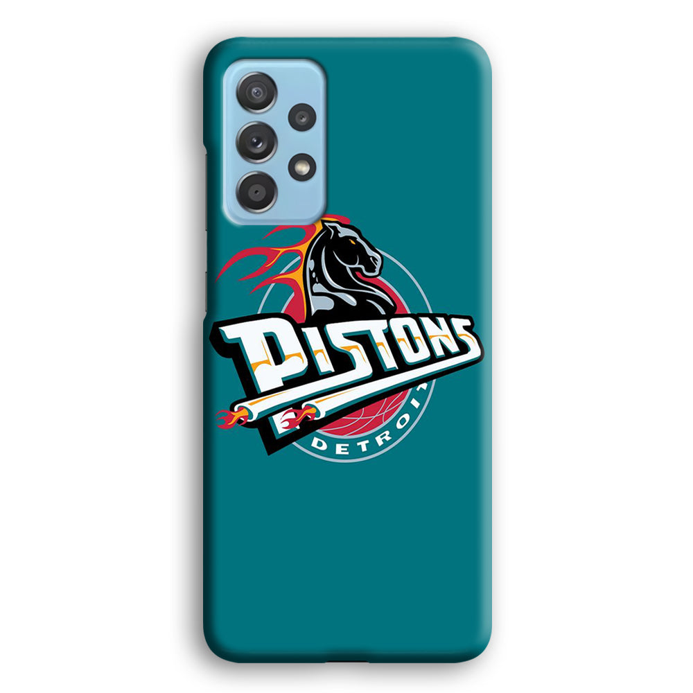 NBA Detroit Pistons Basketball 001 Samsung Galaxy A52 Case