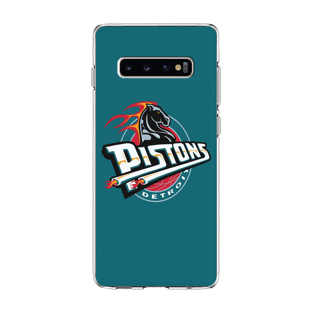 NBA Detroit Pistons Basketball 001 Samsung Galaxy S10 Case