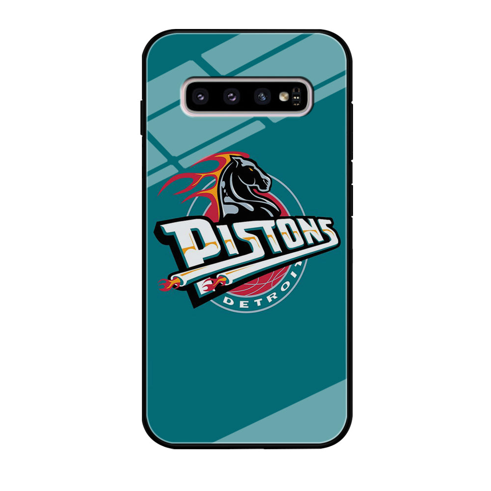 NBA Detroit Pistons Basketball 001 Samsung Galaxy S10 Case