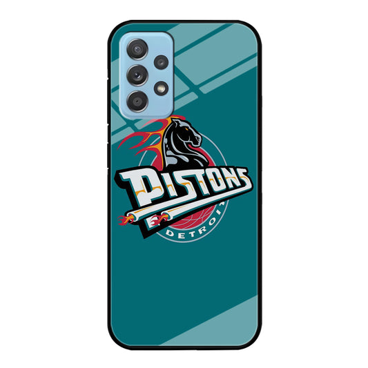 NBA Detroit Pistons Basketball 001 Samsung Galaxy A52 Case