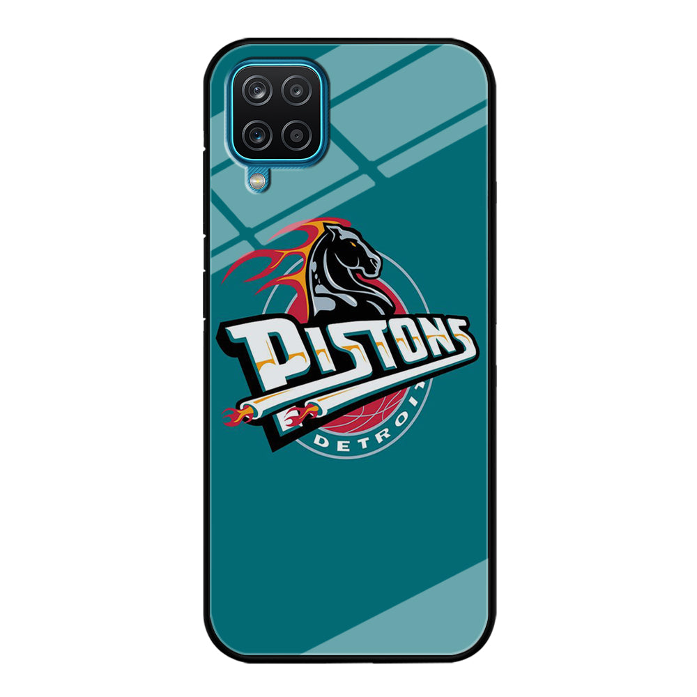 NBA Detroit Pistons Basketball 001 Samsung Galaxy A12 Case