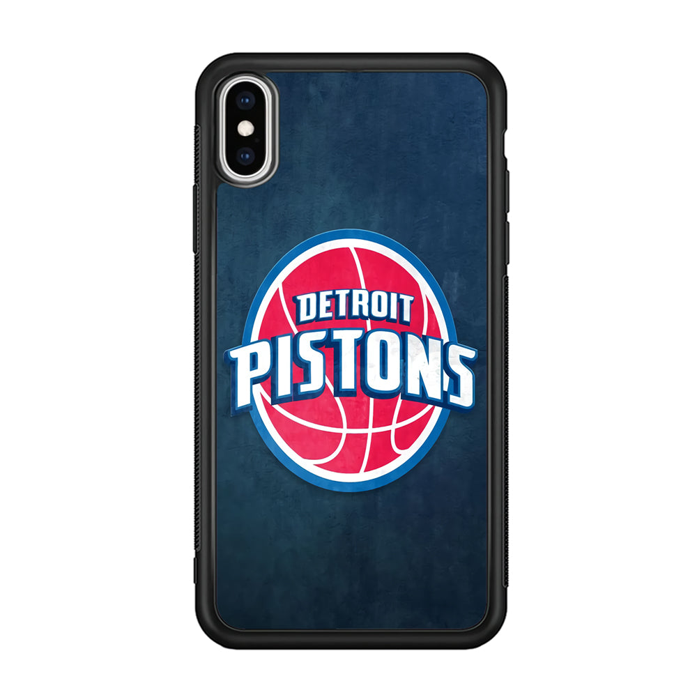 NBA Detroit Pistons Basketball 002 iPhone Xs Case