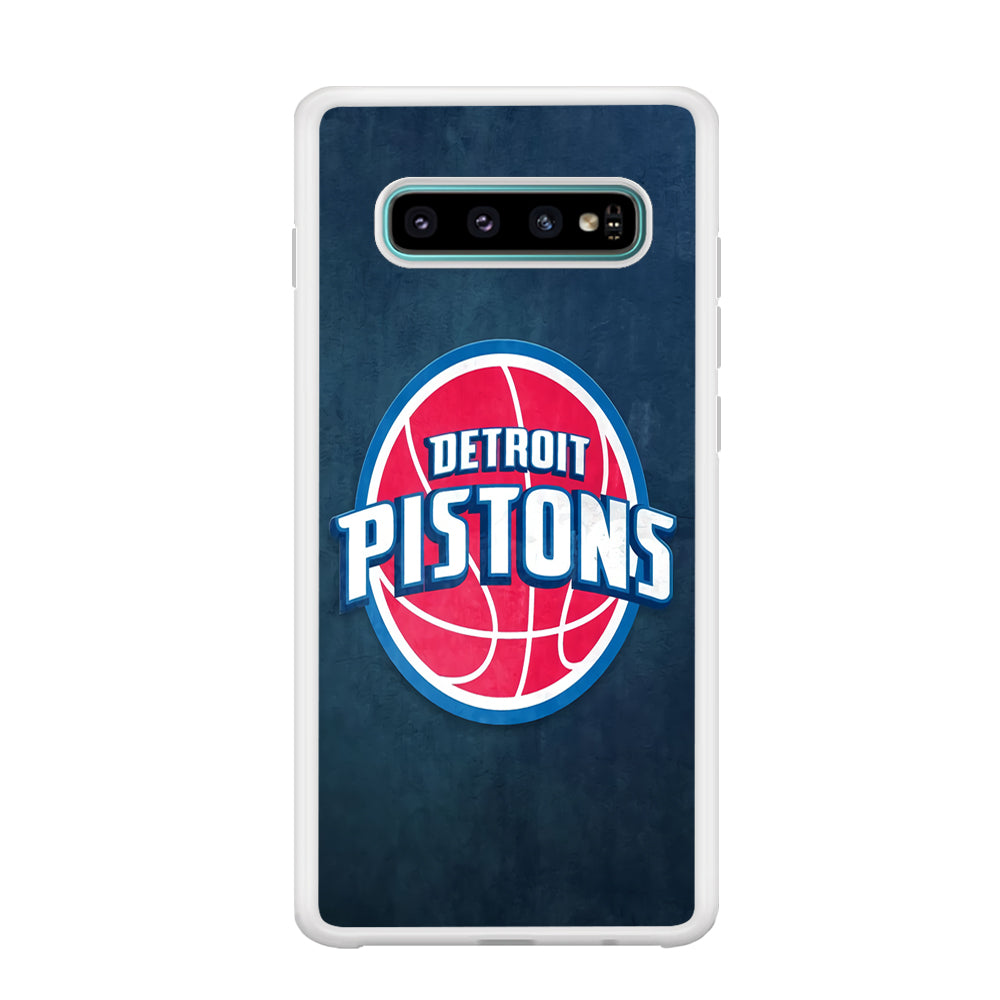 NBA Detroit Pistons Basketball 002 Samsung Galaxy S10 Case