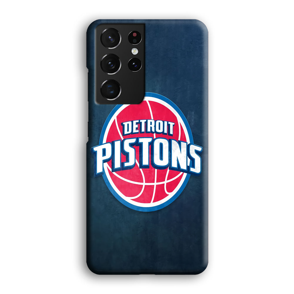 NBA Detroit Pistons Basketball 002 Samsung Galaxy S21 Ultra Case