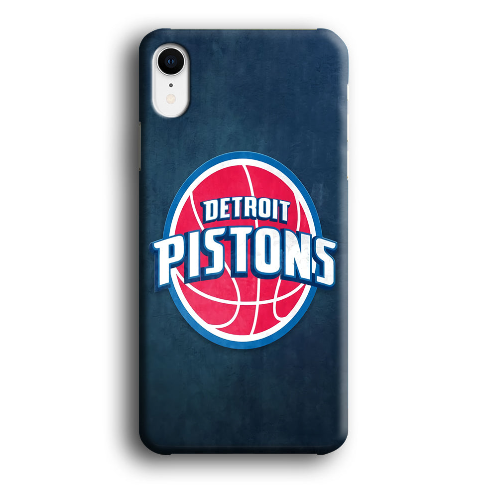 NBA Detroit Pistons Basketball 002 iPhone XR Case