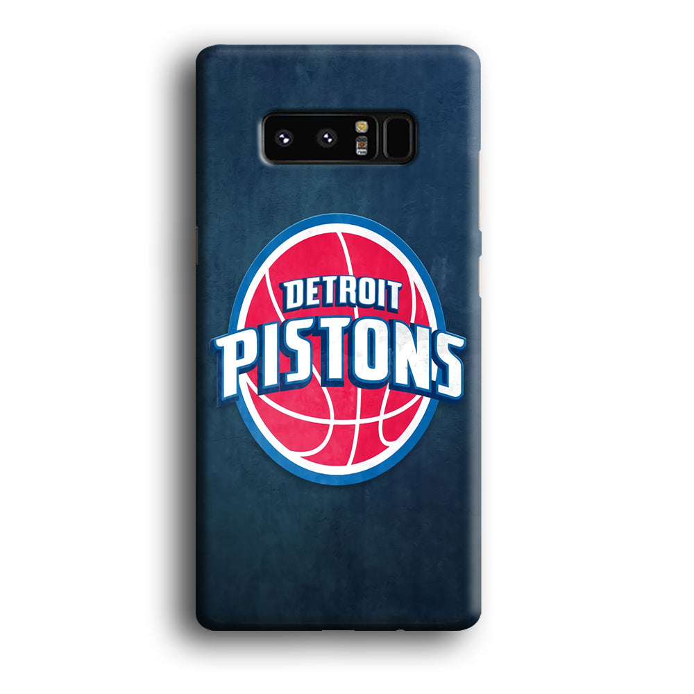 NBA Detroit Pistons Basketball 002 Samsung Galaxy Note 8 Case