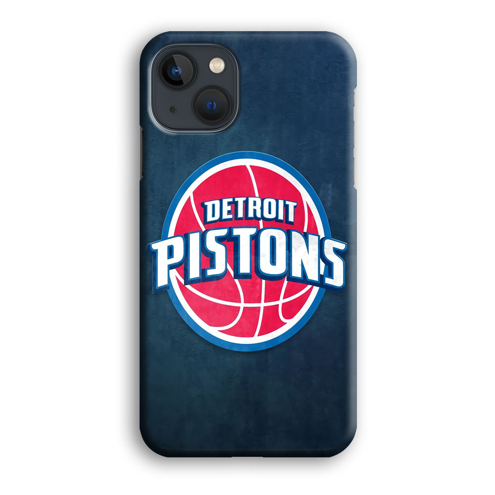 NBA Detroit Pistons Basketball 002 iPhone 14 Plus Case