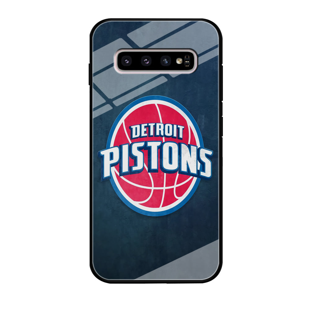 NBA Detroit Pistons Basketball 002 Samsung Galaxy S10 Plus Case