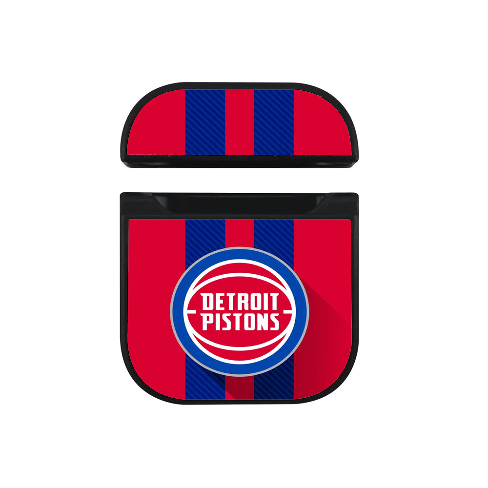NBA Detroit Pistons Victory Ball Apple AirPods Case-AirPod Case-Black-Altracase