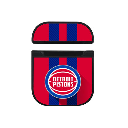 NBA Detroit Pistons Victory Ball Apple AirPods Case-AirPod Case-Black-Altracase