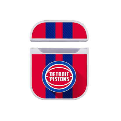 NBA Detroit Pistons Victory Ball Apple AirPods Case-AirPod Case-White-Altracase
