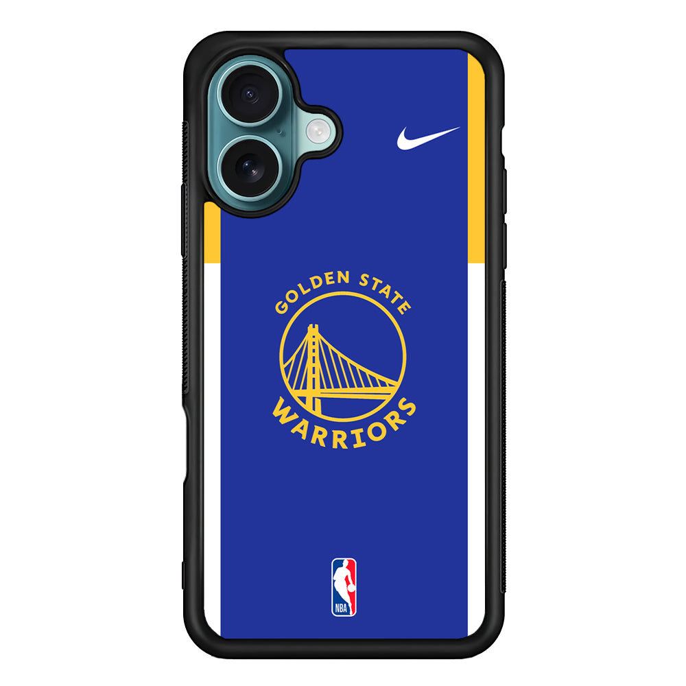 NBA Golden State Warriors Blue Nike iPhone 16 Case - Altracase