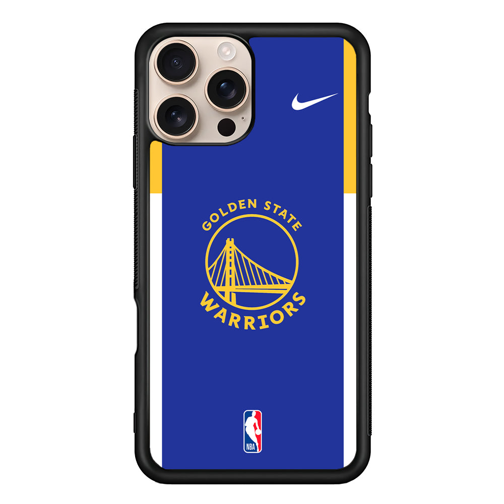 NBA Golden State Warriors Blue Nike iPhone 16 Pro Max Case - Altracase
