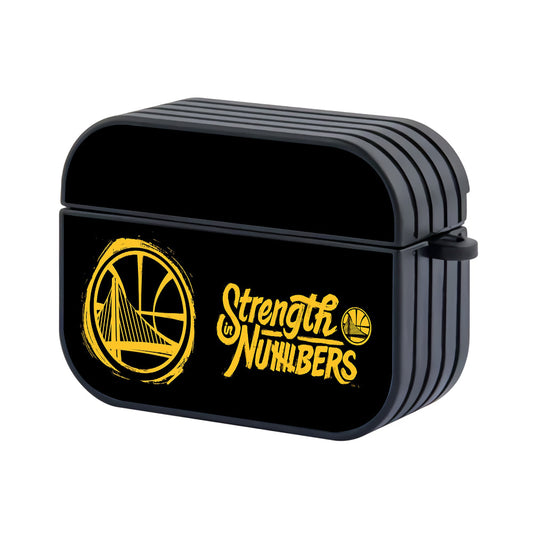 NBA Golden State Warriors Gold Apple Airpods Pro 2 Case-Airpods Pro 2 Case-Altracase
