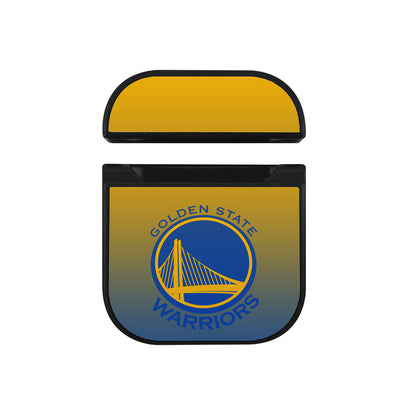 NBA Golden State Warriors Gradient Apple AirPods Case-AirPod Case-Black-Altracase