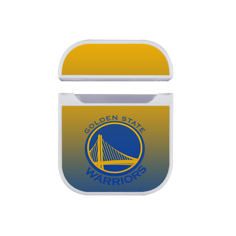 NBA Golden State Warriors Gradient Apple AirPods Case-AirPod Case-White-Altracase