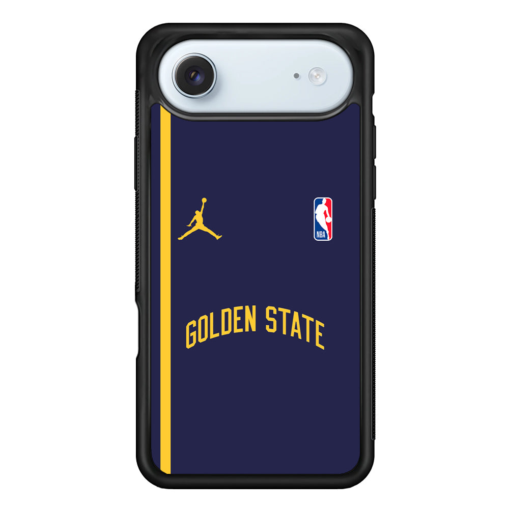 NBA Golden State Warriors Navy Jordan iPhone 17 Air Case - Altracase