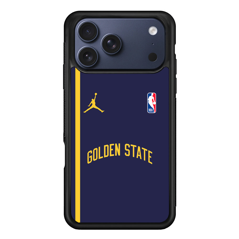 NBA Golden State Warriors Navy Jordan iPhone 17 Pro Max Case - Altracase