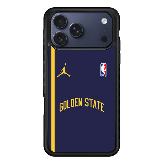 NBA Golden State Warriors Navy Jordan iPhone 17 Pro Max Case - Altracase