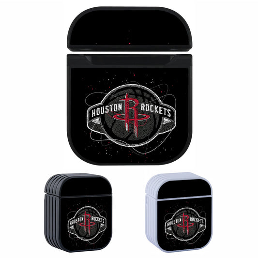 NBA Houston Rockets Abstract Apple AirPods Case-AirPod Case-Altracase