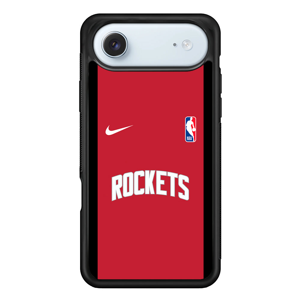 NBA Houston Rockets Red Nike iPhone 17 Air Case - Altracase
